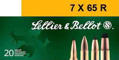 Sellier And Bellot 7x65R 173 Grain Soft Point Ammo 20 Rounds