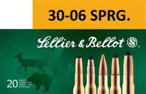 Sellier & Bellot 30-06 Springfield 168gr HP Ammo 20 Rounds
