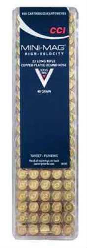 CCI 22 Long Rifle Ammunition - 100 Rounds of 40 Grain Lead for Superior Performance