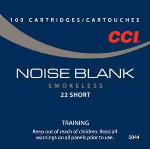 CCI 22 Short 100 Rounds Ammunition - Clean Burning Blank for Small Game Hunting and Plinking
