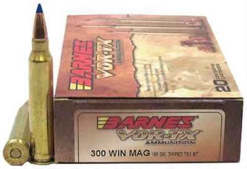 Barnes 165 Grain Tipped TSX .300 Winchester Magnum Ammo, 20 Rounds