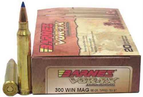 Barnes .300 Winchester Magnum 180 Grain Tipped TSX 20 Rounds