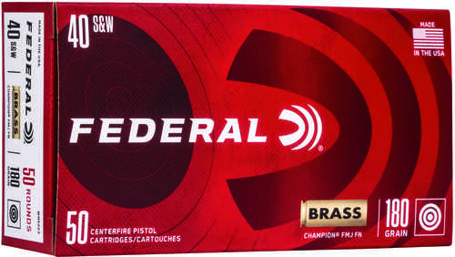 Federal Champion Training 40 S&W Ammo – Accurate Target-Grade Performance