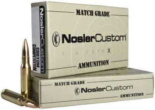 Nosler 223 Remington 77 Grain Match Ammo, 20 Rounds