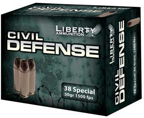 38 Special 20 Rounds Ammunition Liberty 50 Grain Hollow Point