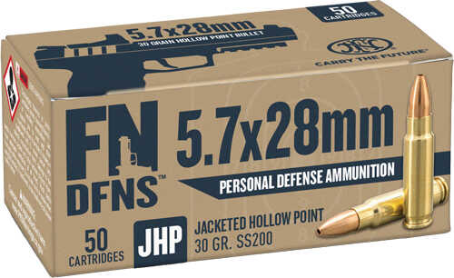FN 5.7X28MM 30Gr JHP SS200 – High-Performance Jacketed Hollow Point