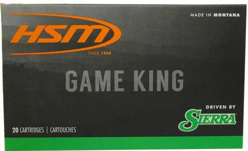 HSM .308 Winchester 165Gr Sierra Game King Ammo 20Pk