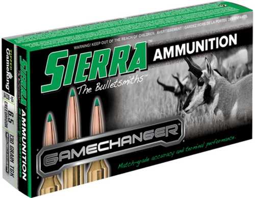 Sierra 6.5 Creedmoor 130 Grain Polymer Tip Ammo 20 Rounds