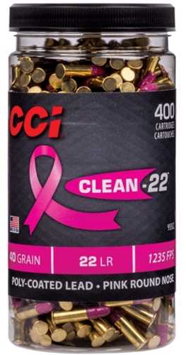 CCI 22 Long Rifle Ammunition - High Velocity Clean 40 Grain Lead 400 Rounds