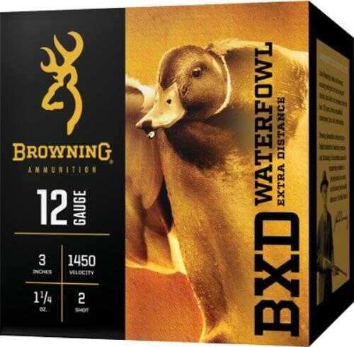 12 Gauge 25 Rounds Browning Steel Shot One Quarter Oz BB