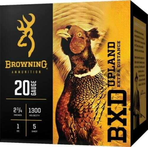 20 Gauge Browning 25 Rounds 2 3/4 Inch 1 Oz Lead Shot Five