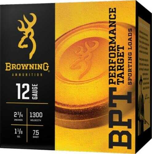 Browning 12 Gauge Target Ammo 25 Rounds Lead Shot One Eighth
