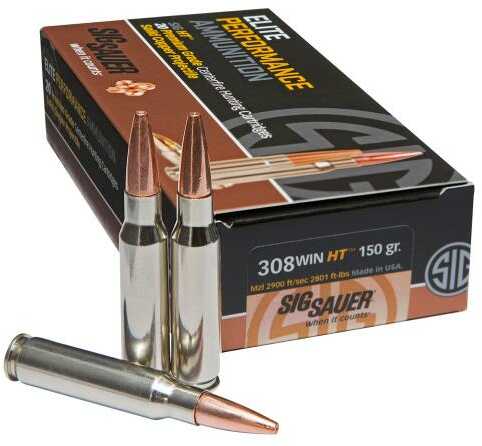 Sig Sauer 150 Grain .308 Winchester Lead-Free Ammo, 20 Rounds