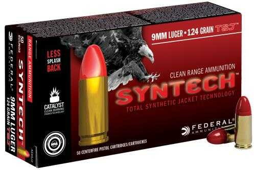 Federal Cartridge 9mm Luger 50 Rounds – Total Synthetic Jacket for Reliable Performance