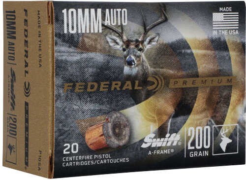 Federal 10MM A-Frame JHP Ammo 200 Grains – Reliable Stopping Power