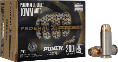 Federal Punch 10mm 200 Gr Jhp Ammo – Reliable Stopping Power