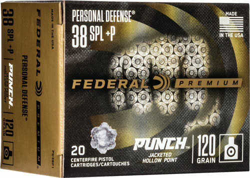 Federal Punch 38 Spl 120gr Jhp Ammo – Reliable Hollow Point Performance
