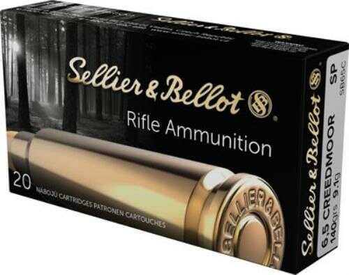 Sellier And Bellot 6.5 Creedmoor 140 Gr SP Ammo 20 Round Box