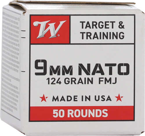Winchester Nato 9MM Luger 124Gr FMJ RN – Military Grade Performance