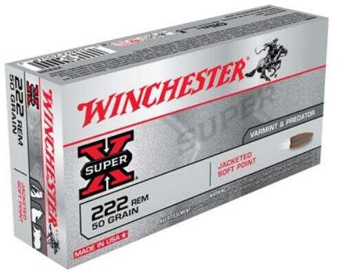 Winchester 222 Remington 50 Grain Soft Point 20 Rounds Ammo