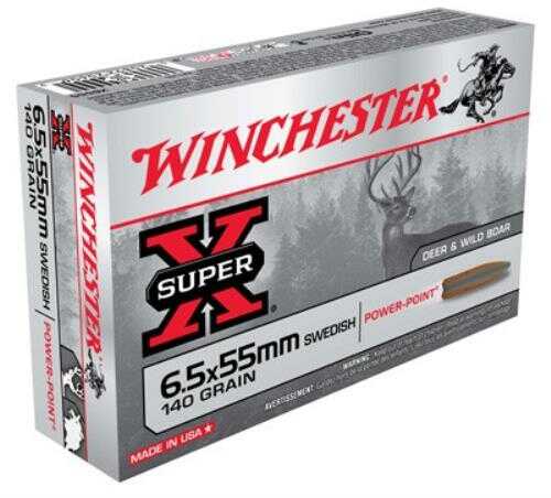 Winchester 6.5x55mm 140Gr Soft Point Ammo 20 Rounds
