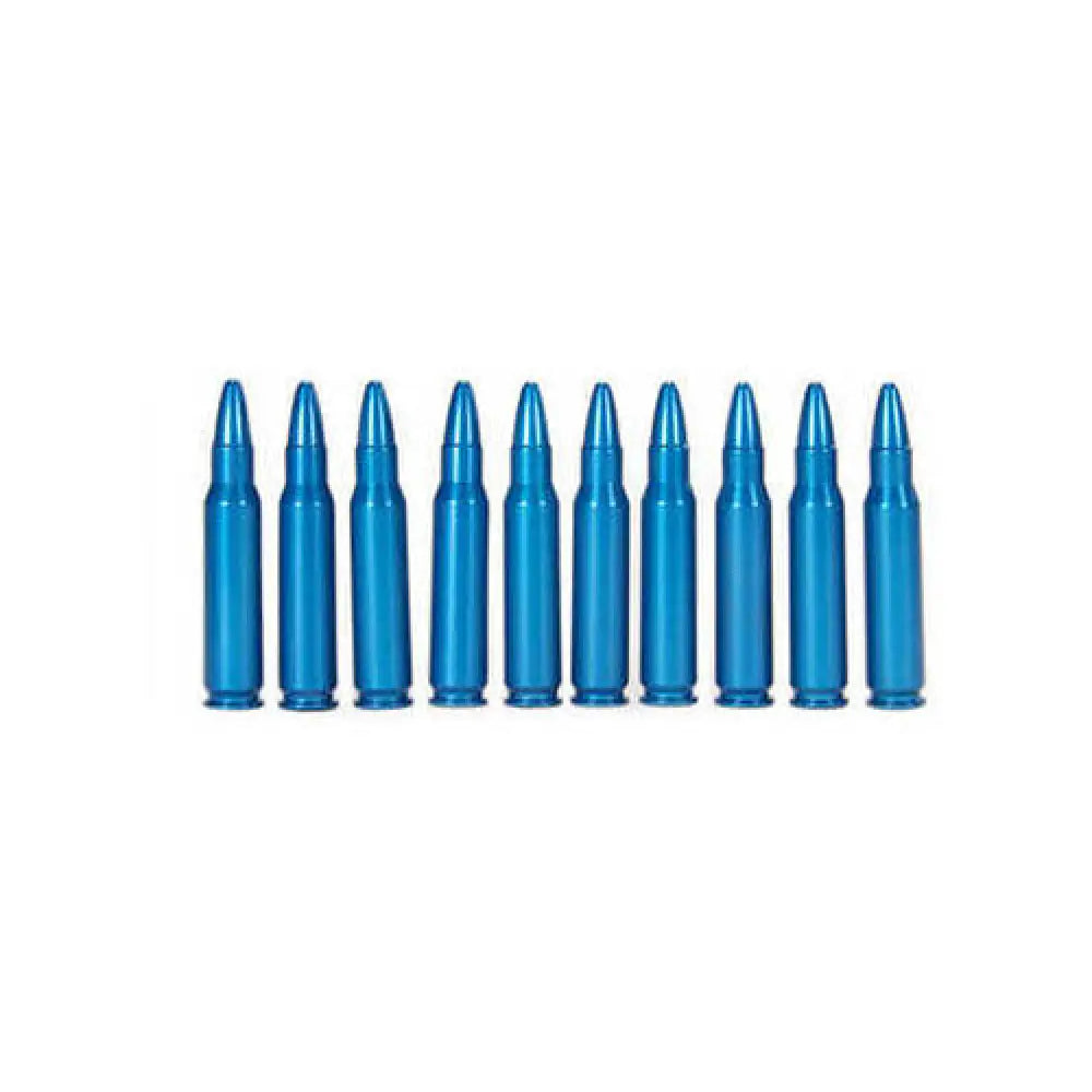 A-zoom Rifle Metal Snap Caps 308 Winchester Blue Package of 10 - 12328