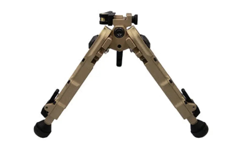 ACCU-TAC BR-4 G2 tan bipod with rubber feet for rifles