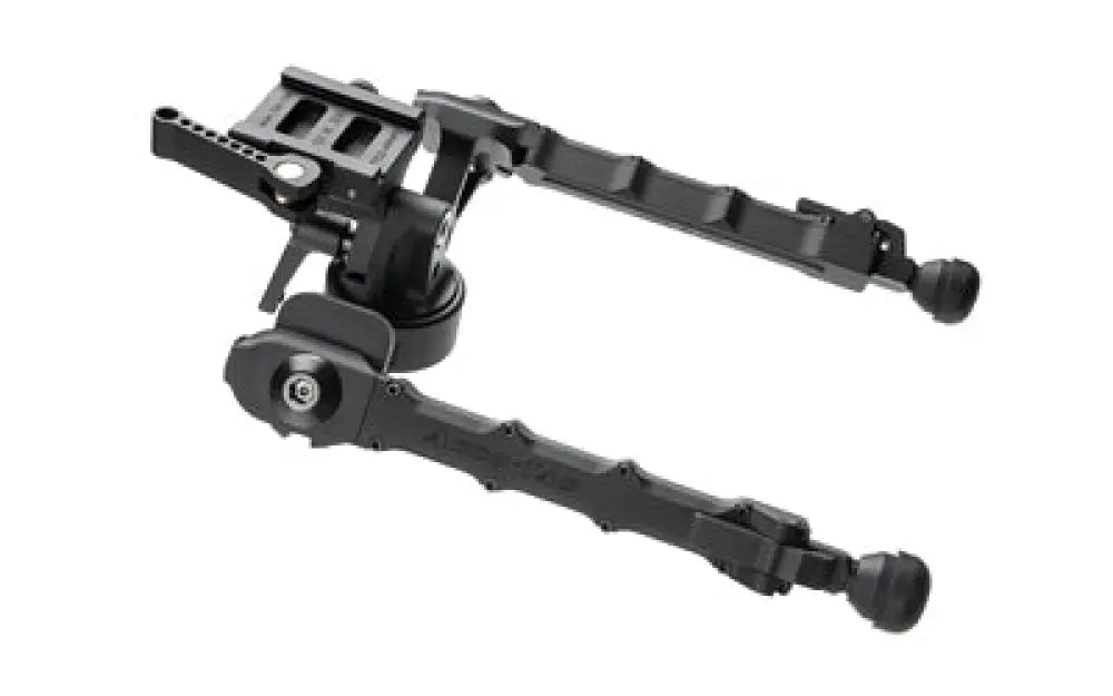 Black ACCU-TAC FC-5 G2 ARCA bipod with adjustable arms and mount