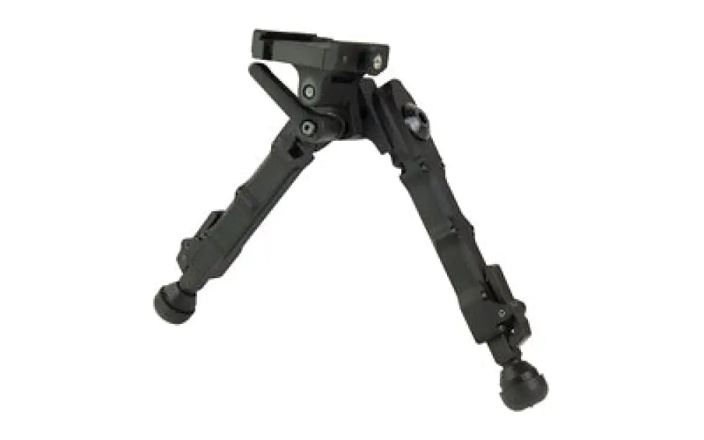 Black ACCU-TAC FD-4 ARCA Spec QD bipod with adjustable legs and rubber feet