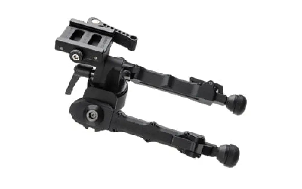 Black ACCU-TAC PC-4 ARCA SPEC QD bipod with adjustable legs
