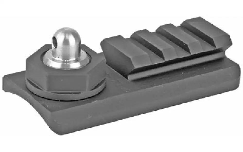 ACCU-TAC Safariland sling stud rail adapter with black polymer mount and silver sphere