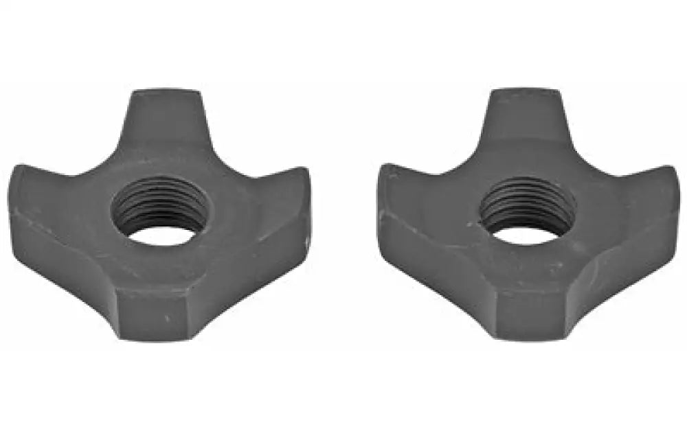 Black star-shaped metal wing nuts for Accu-Tac spike claws set