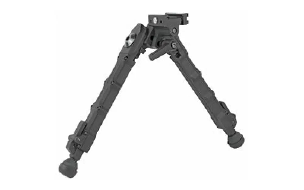Black ACCU-TAC SR-5 G2 bipod with rugged texture, adjustable legs, rubber feet