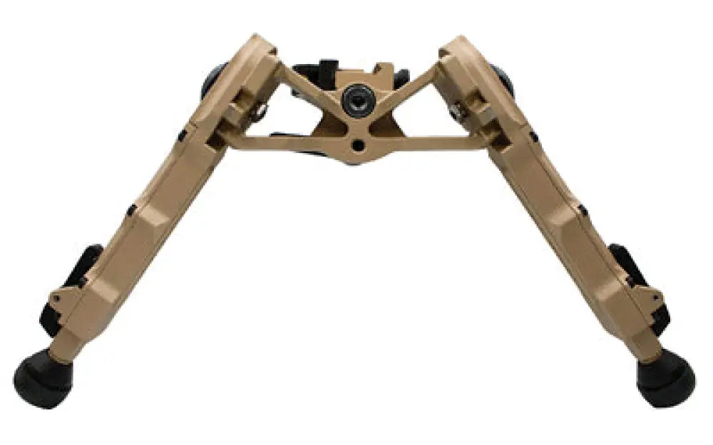 ACCU-TAC WB-4 FDE tan bipod with adjustable legs and rubber feet