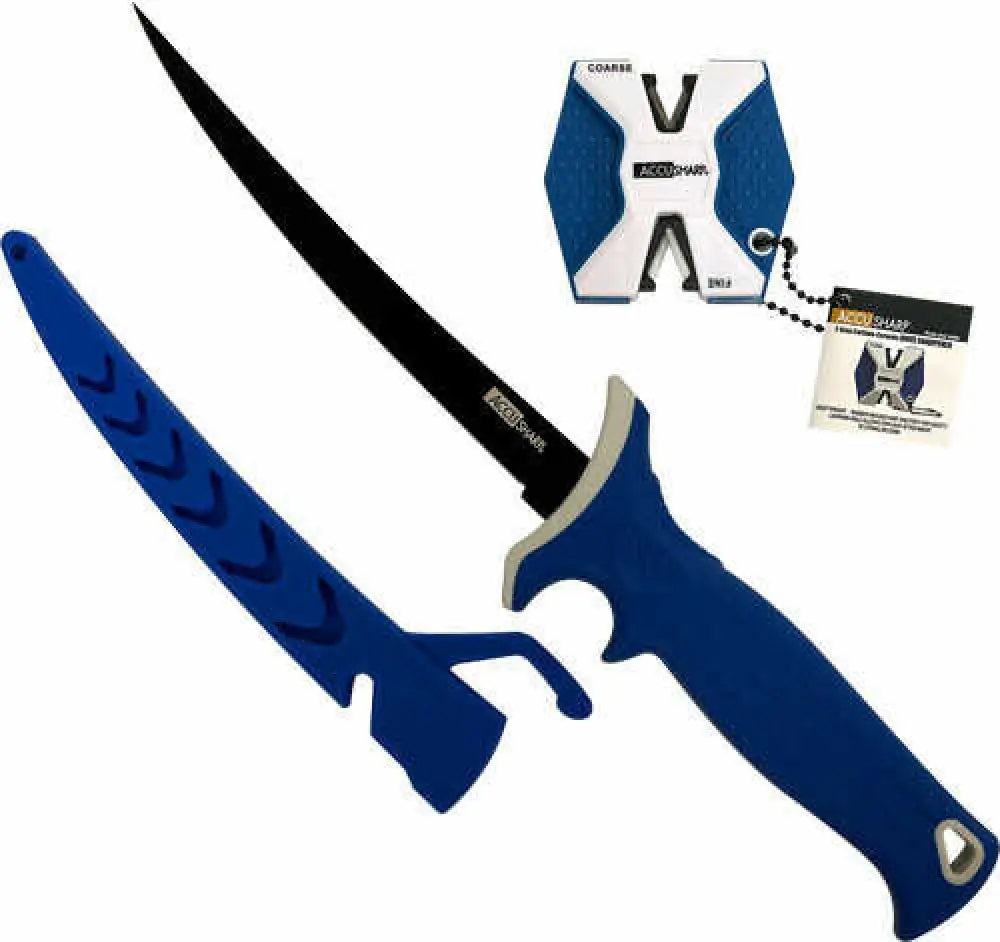 Accusharp Fillet Knife W/ Two- Step Carbide Sharpener 6.5’’ - 736c