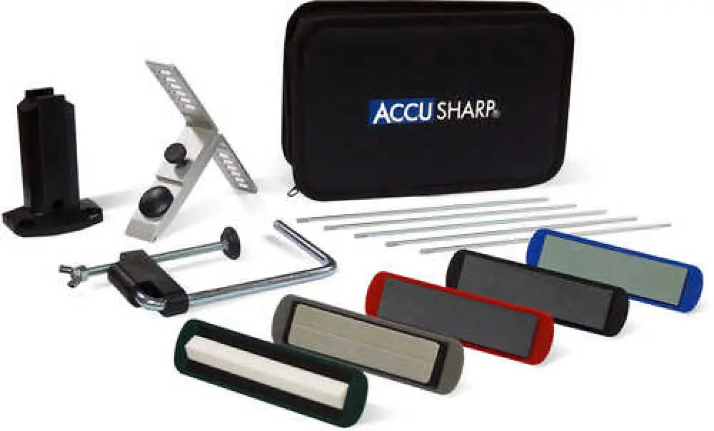 Accusharp Knife Sharpener 5 Stone Precision Sharpening Kit 059c