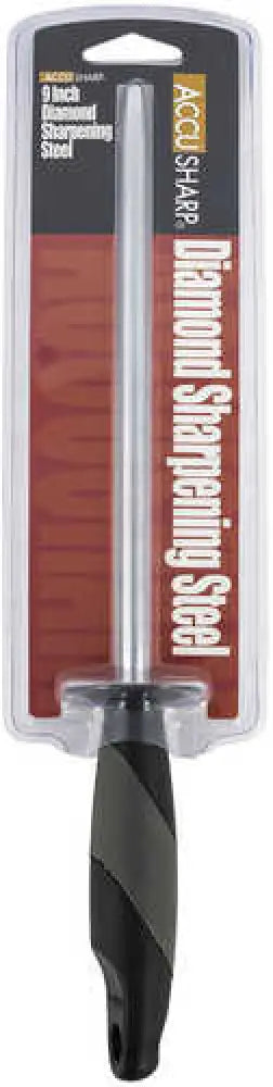 Accusharp Knife Sharpener 9’’ Diamond Butcher Steel 034c