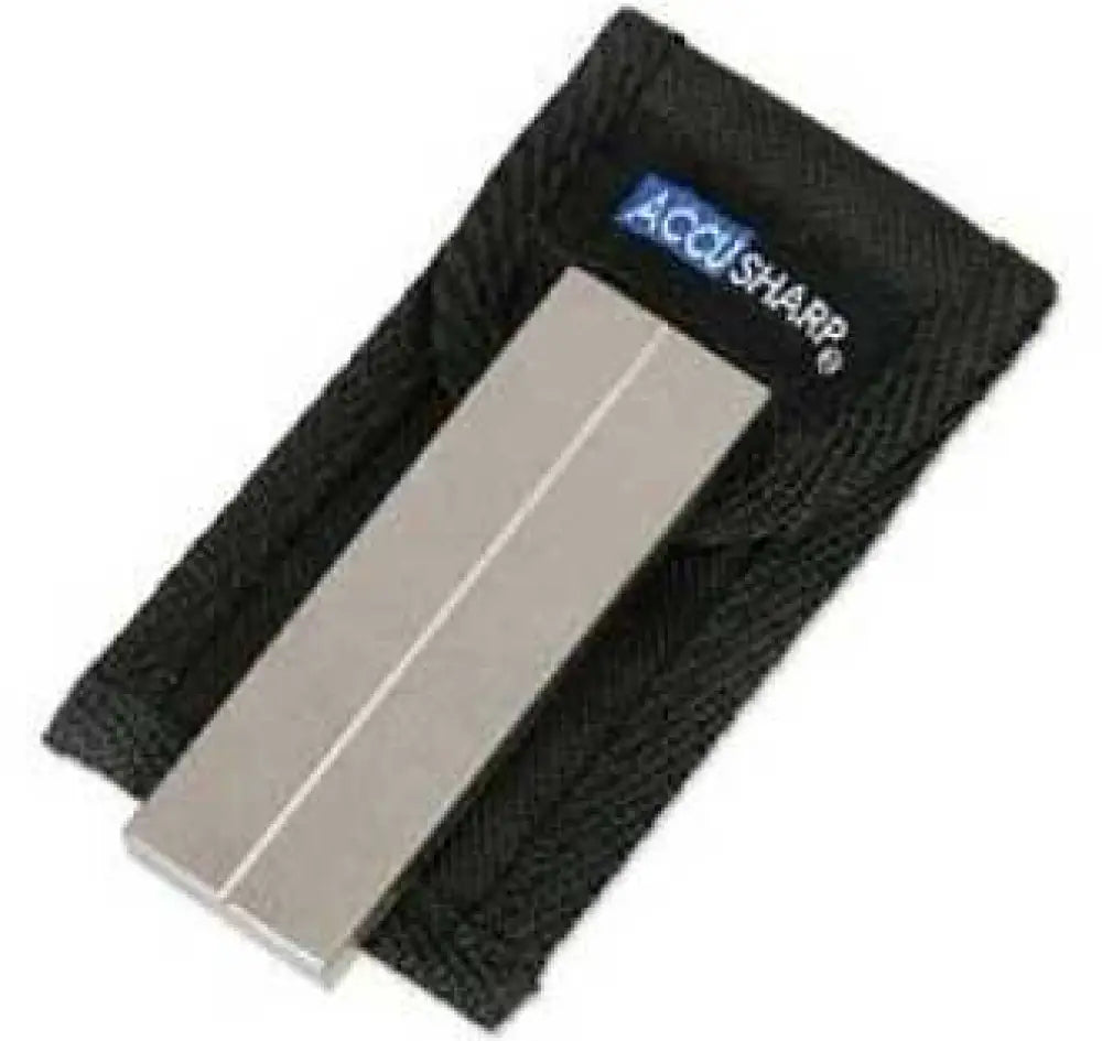 Accusharp Knife Sharpener Black Pouch Card 027c