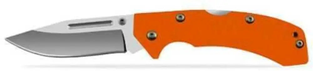 Accusharp Model 712c Folding Knife Orange G10 Grip Stainless Steel Blade