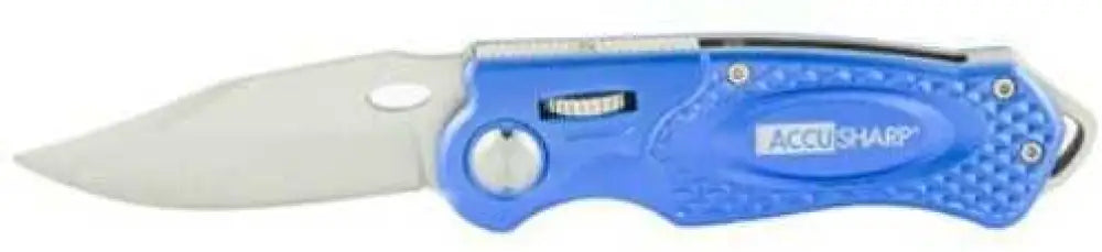 Accusharp Sport Folding Knife Blue 701c
