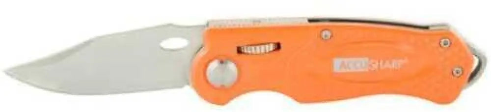 Accusharp Sport Folding Knife Orange 709c