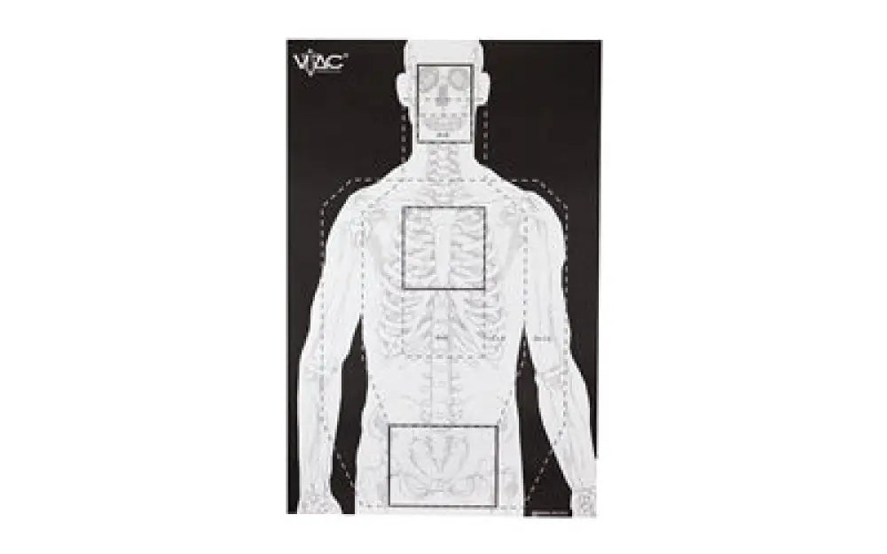 Action Target 2 Sided by V-tac 100 Pack Buy at Faith and Freedom Outdoors - Paper Targets