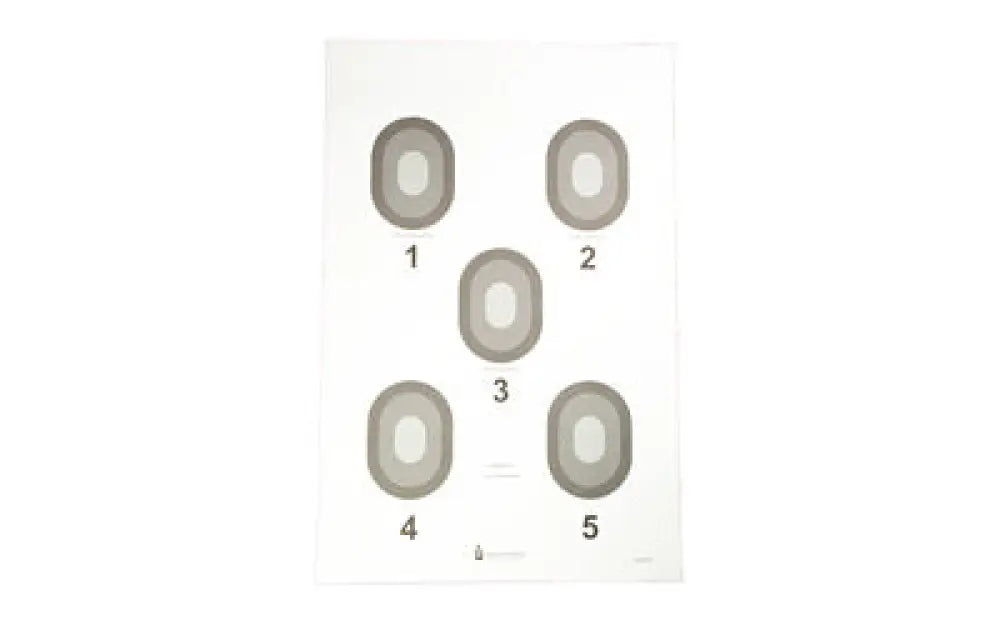 Action Target 5 Bullseye Crm 100 Pack Buy at Faith and Freedom Outdoors - Paper Targets