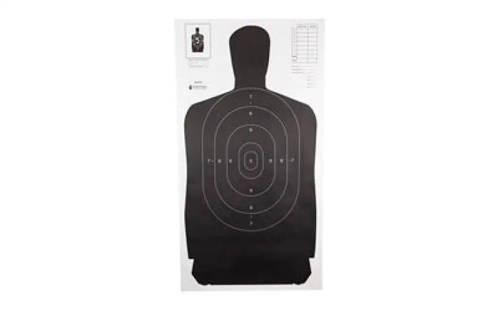 Action Target B27s Black 100 Pack Buy at Faith and Freedom Outdoors - Paper Targets