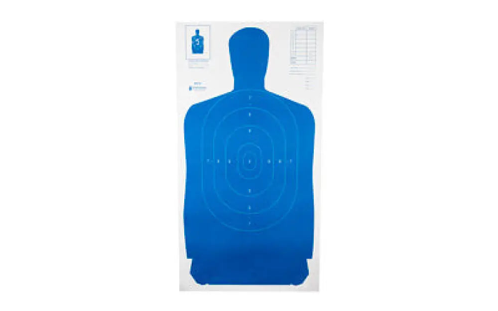 Action Target B27s Blue 100 Pack Buy at Faith and Freedom Outdoors - Paper Targets