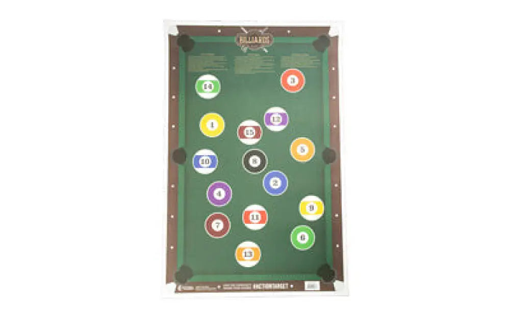 Action Target Billiards 100 Pack Buy at Faith and Freedom Outdoors - Paper Targets