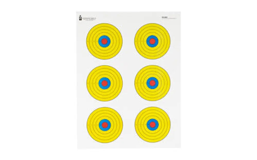 Action Target Bright 6 Bullseye 100 Pack Buy at Faith and Freedom Outdoors - Paper Targets