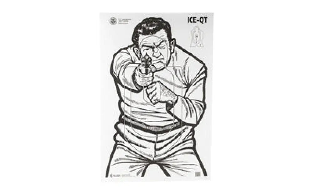 Action Target Cstms & Immig Enfc 100 Pack Buy at Faith and Freedom Outdoors - Paper Targets