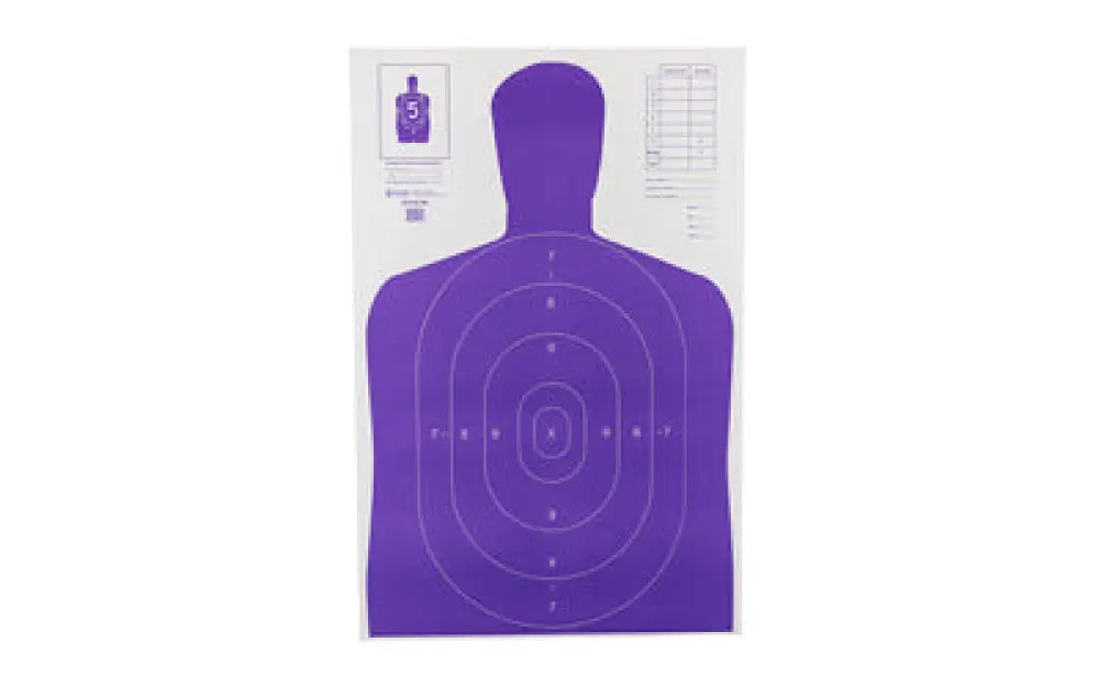 Action Target Hivis Flor Prp B27e 100 Pack Buy at Faith and Freedom Outdoors - Paper Targets