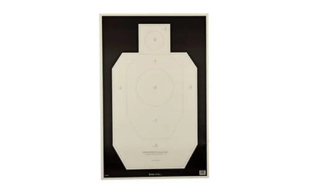 Action Target Idpa Paper 100 Pack Buy at Faith and Freedom Outdoors - Paper Targets